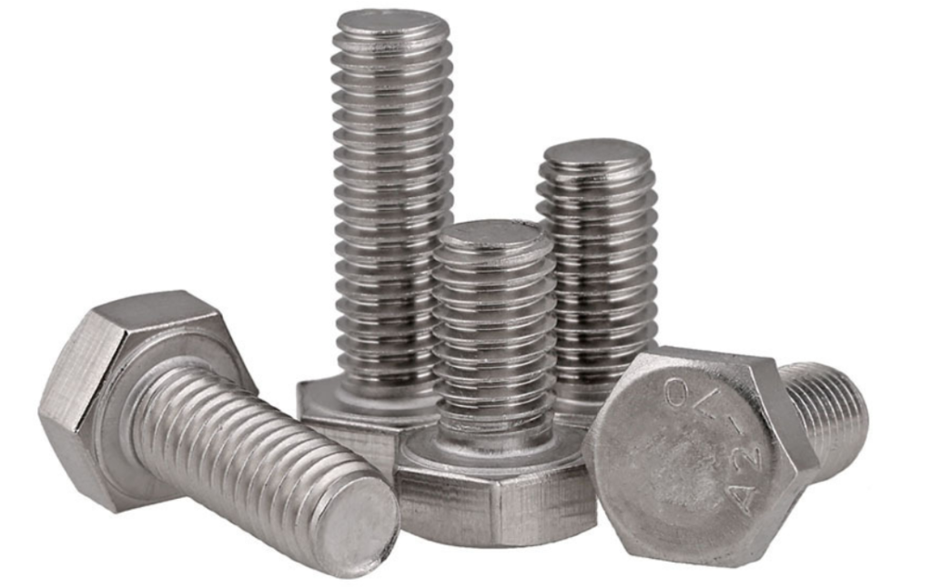 DIN933 Hex Bolts Full Thread Stainless Steel A2-70