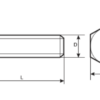 DIN 933 Hex Bolts Full Thread