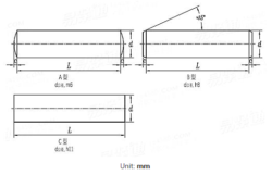 ISO 2338 Dowel Pins – Metric Cylinder Parallel Pins & Solid Pins, M6 ...