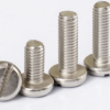 DIN85 SS slotted pan head screw