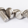 DIN85 SS slotted pan head machine screws