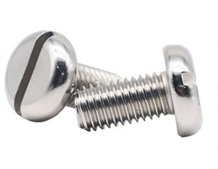 DIN85 slotted pan head screws stainless steel 304