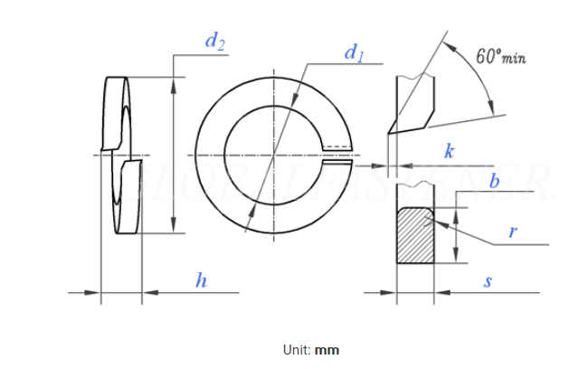 DIN127 A spring washers & shims