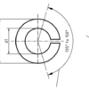 DIN 128A Spring Washers drawing