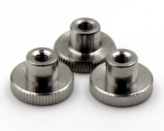 DIN 466 knurled thumb nuts with Tapped Through Bore or Blind Holes