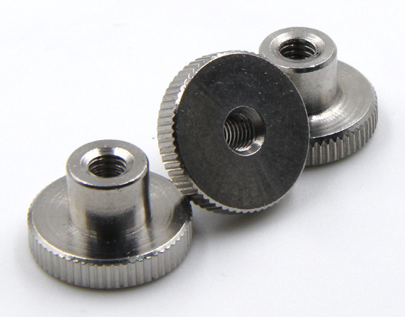 DIN 466 knurled nuts can be tightened and loosened easily without tools