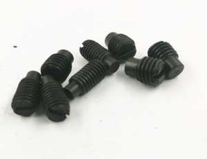 DIN 417 slotted set screws with full dog