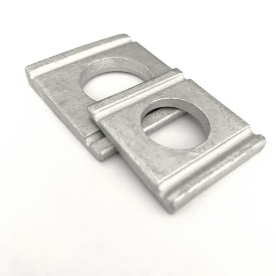 DIN 434 square taper washers for U section Double slot square