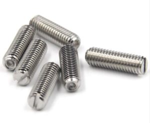 DIN438 slotted set screws cup-point