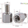 M2x14-3 mm male-female hex standoff spacers
