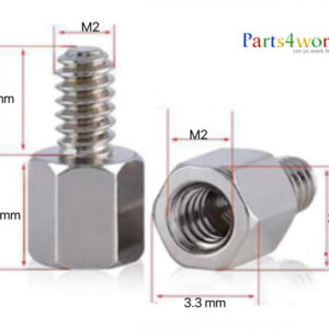 M2x17-3mm male female hex standoffs and threaded connectors