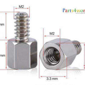 M2x32-3 mm male-female hex standoffs & spacer screws